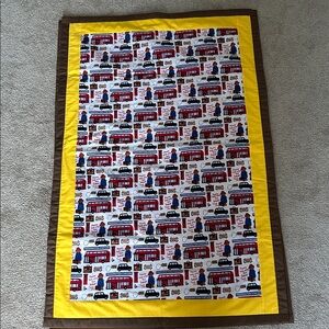 Colorful Paddington Bear Blanket
